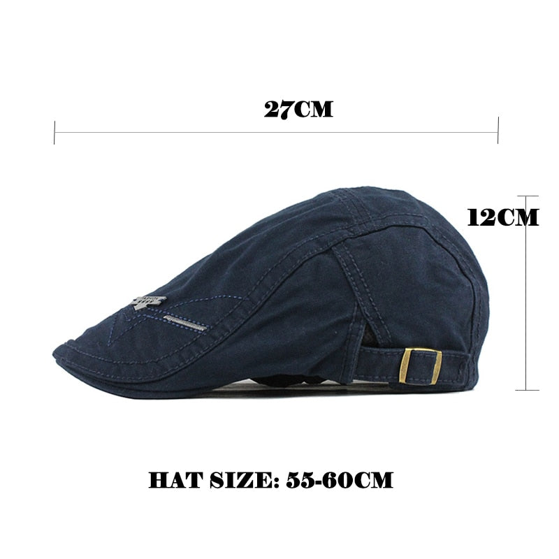 Cotton Men Women Soft Beret Flat Cap Driver Retro Vintage Soft Casual Baker Newsboy Ivy Caps Cabbie Berets Hat The Clothing Company Sydney