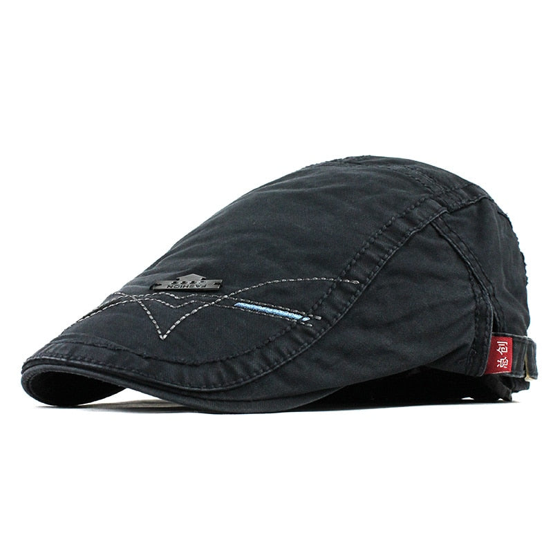 Cotton Men Women Soft Beret Flat Cap Driver Retro Vintage Soft Casual Baker Newsboy Ivy Caps Cabbie Berets Hat The Clothing Company Sydney
