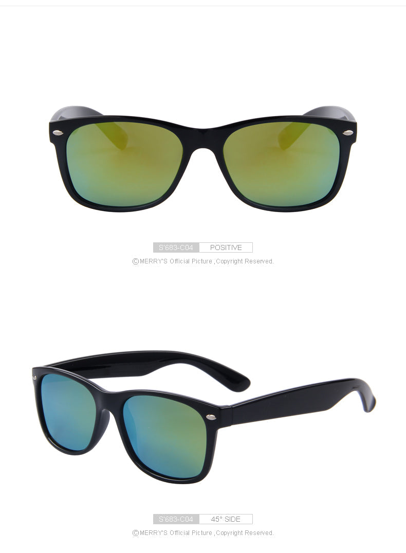 Designer Brand Men's Polarized Classic Retro Rivet Shades Brand Designer Sunglasses UV400 The Clothing Company Sydney