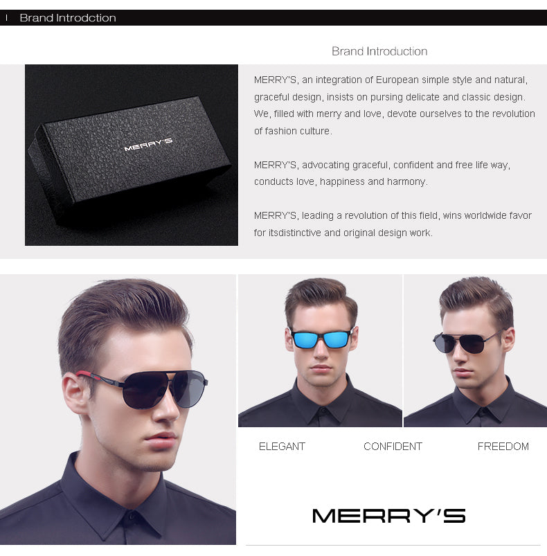 Designer Brand Men's Polarized Classic Retro Rivet Shades Brand Designer Sunglasses UV400 The Clothing Company Sydney