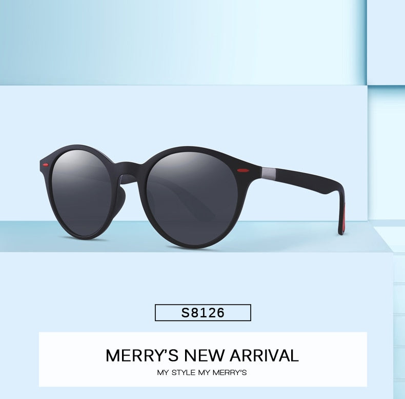 Designer Men's & Women's Classic Retro Rivet Polarized Sunglasses TR90 Legs Lighter Design Oval Frame UV400 Protection Polarized Sunglasses The Clothing Company Sydney