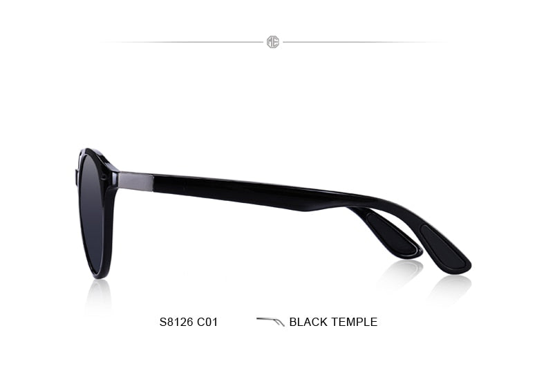 Designer Men's & Women's Classic Retro Rivet Polarized Sunglasses TR90 Legs Lighter Design Oval Frame UV400 Protection Polarized Sunglasses The Clothing Company Sydney
