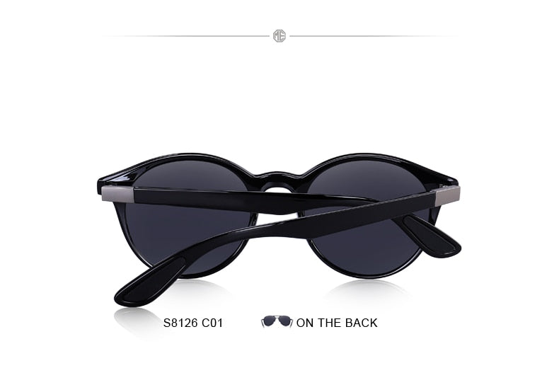 Designer Men's & Women's Classic Retro Rivet Polarized Sunglasses TR90 Legs Lighter Design Oval Frame UV400 Protection Polarized Sunglasses The Clothing Company Sydney