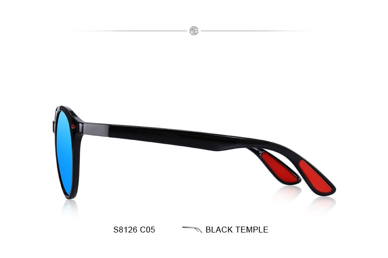 Designer Men's & Women's Classic Retro Rivet Polarized Sunglasses TR90 Legs Lighter Design Oval Frame UV400 Protection Polarized Sunglasses The Clothing Company Sydney