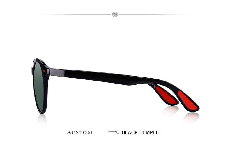 Designer Men's & Women's Classic Retro Rivet Polarized Sunglasses TR90 Legs Lighter Design Oval Frame UV400 Protection Polarized Sunglasses The Clothing Company Sydney