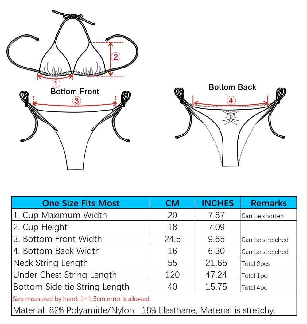 2 Piece Solid Gold Classic Thong Bikini Women's Swimwear Summer Beach String Bikini Bathing Suit Multi Color Swimsuit The Clothing Company Sydney