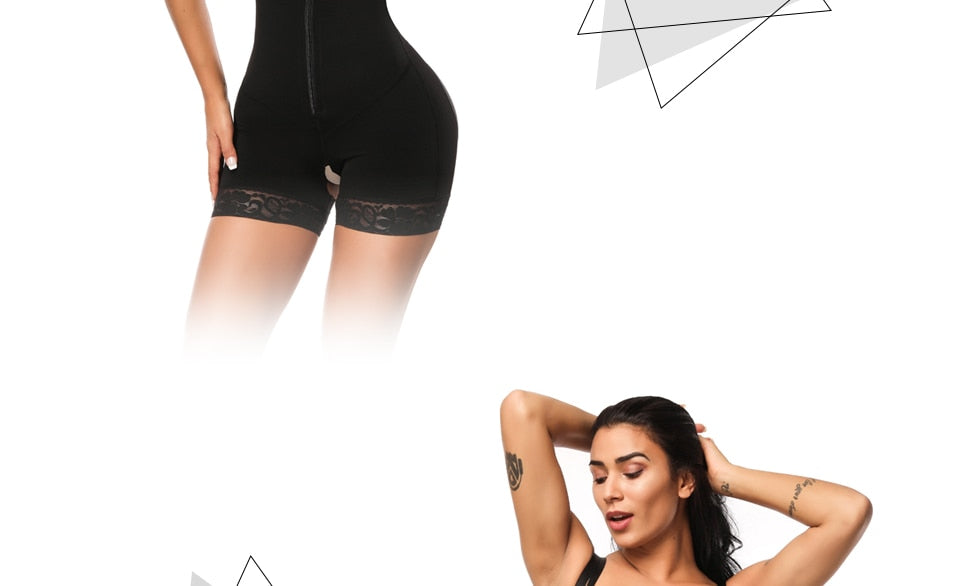 Clip and Zip Waist Lace Shaper Corset Control Shapewear Butt Lifter Strap Body Shaper Underwear Bodysuit Women The Clothing Company Sydney