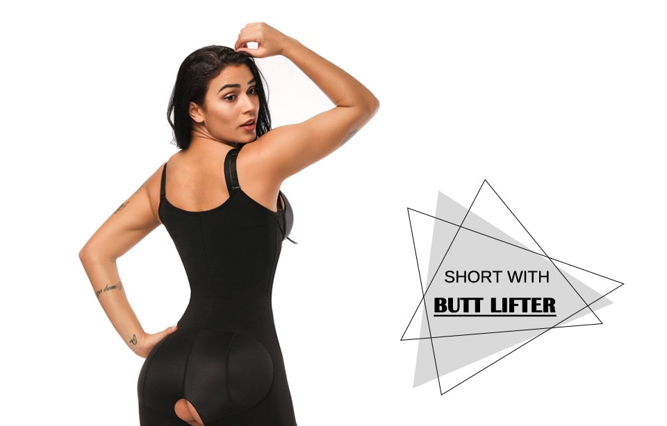 Clip and Zip Waist Lace Shaper Corset Control Shapewear Butt Lifter Strap Body Shaper Underwear Bodysuit Women The Clothing Company Sydney