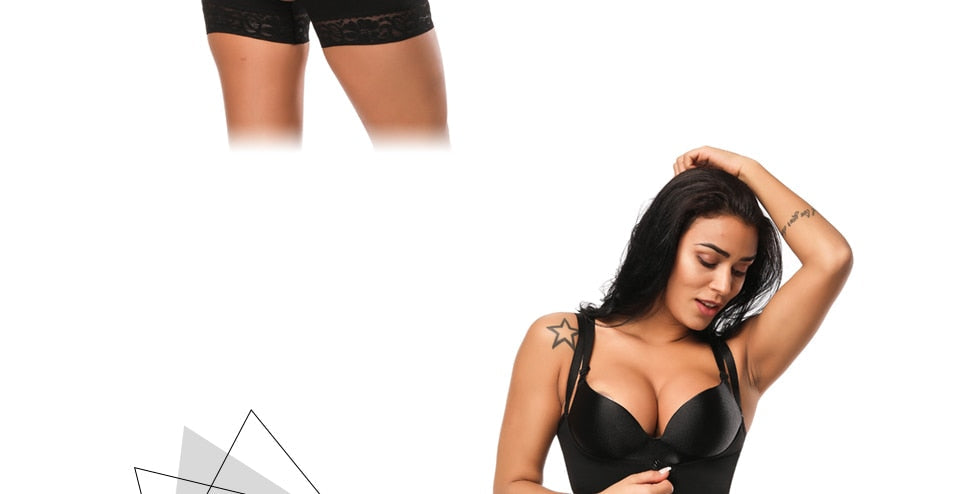 Clip and Zip Waist Lace Shaper Corset Control Shapewear Butt Lifter Strap Body Shaper Underwear Bodysuit Women The Clothing Company Sydney