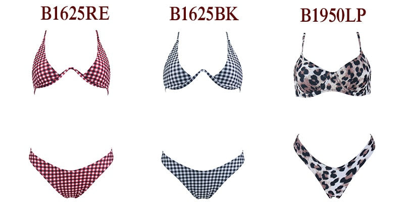 2 Piece Brazilian Push Up Underwire Swimming Bathing Suit Beachwear Bikini Set The Clothing Company Sydney