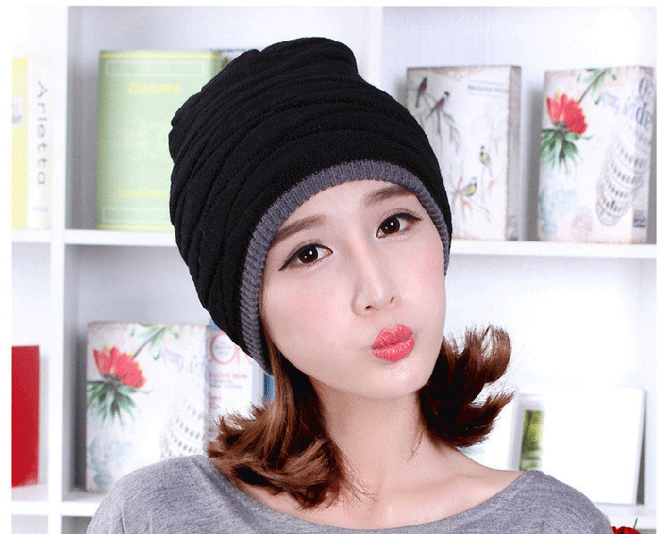 Beanies Knitted Men's Ladies Winter Men Caps Warm Fur Winter Beanie Fleece Knit Bonnet Hat The Clothing Company Sydney