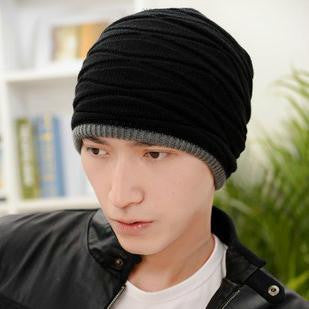 Beanies Knitted Men's Ladies Winter Men Caps Warm Fur Winter Beanie Fleece Knit Bonnet Hat The Clothing Company Sydney