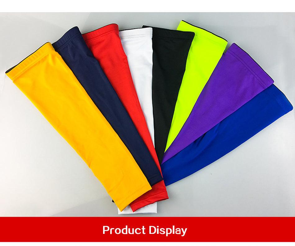 1PC Ice Fabric Summer UV Protection Running Basketball Volleyball Cycling Sunscreen Sports Arm Sleeve The Clothing Company Sydney