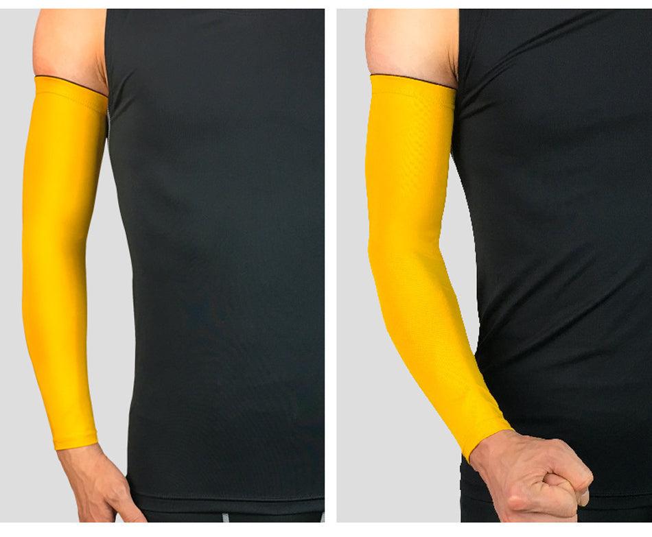 1PC Ice Fabric Summer UV Protection Running Basketball Volleyball Cycling Sunscreen Sports Arm Sleeve The Clothing Company Sydney