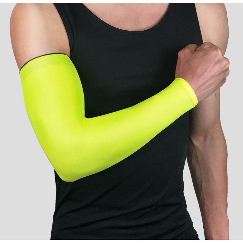 1PC Ice Fabric Summer UV Protection Running Basketball Volleyball Cycling Sunscreen Sports Arm Sleeve The Clothing Company Sydney