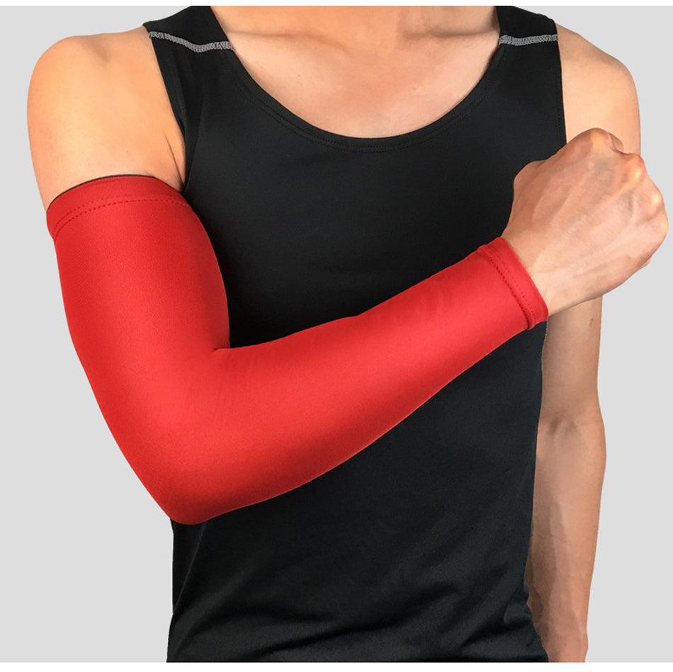1PC Ice Fabric Summer UV Protection Running Basketball Volleyball Cycling Sunscreen Sports Arm Sleeve The Clothing Company Sydney