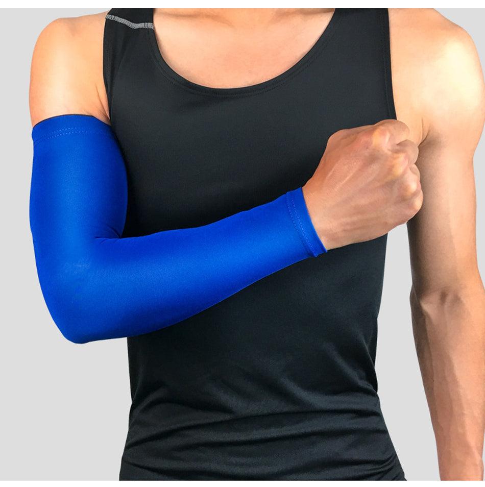 1PC Ice Fabric Summer UV Protection Running Basketball Volleyball Cycling Sunscreen Sports Arm Sleeve The Clothing Company Sydney