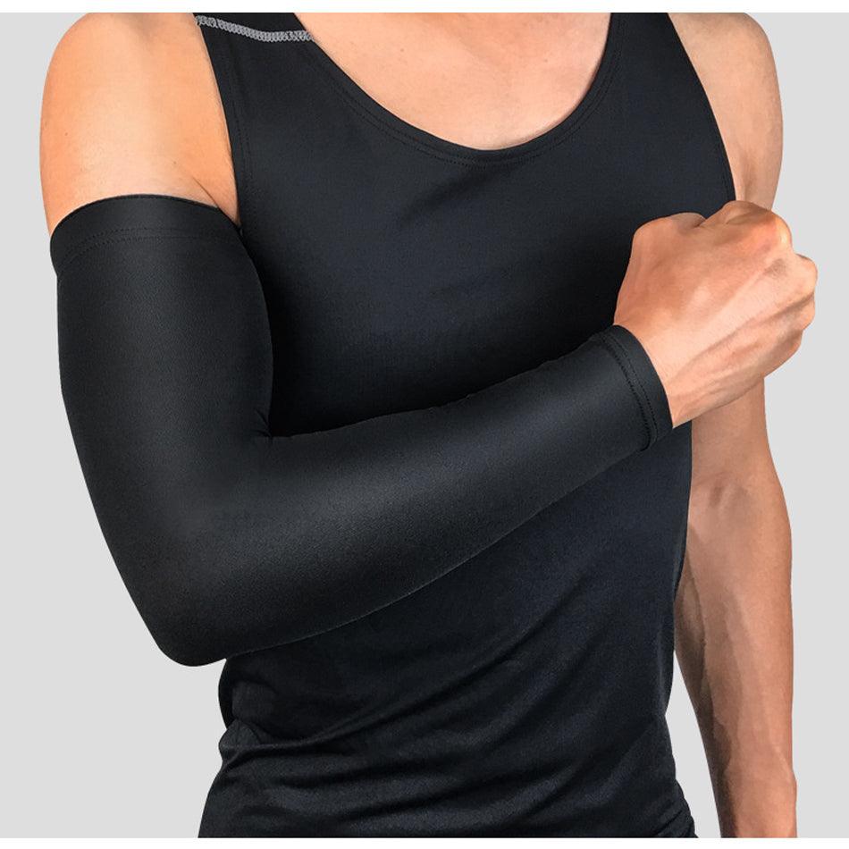 1PC Ice Fabric Summer UV Protection Running Basketball Volleyball Cycling Sunscreen Sports Arm Sleeve The Clothing Company Sydney