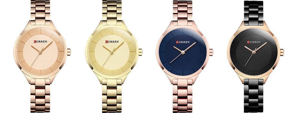 Top Brand Fashion Stainless Steel Band Quartz Wrist Watch Ladies Watches The Clothing Company Sydney