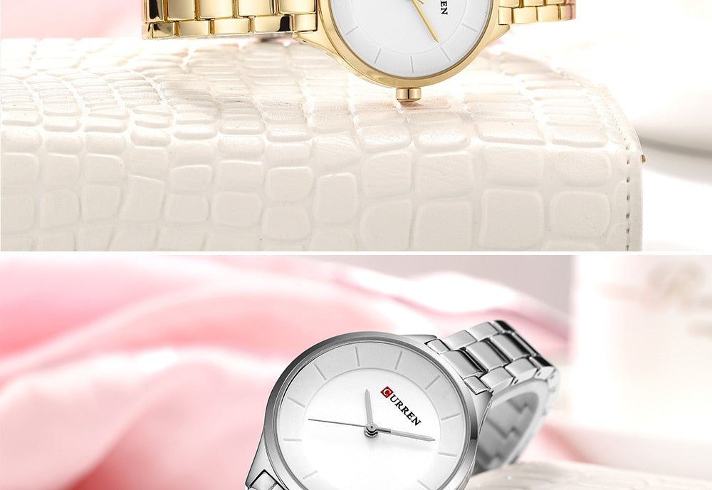 Top Brand Fashion Stainless Steel Band Quartz Wrist Watch Ladies Watches The Clothing Company Sydney