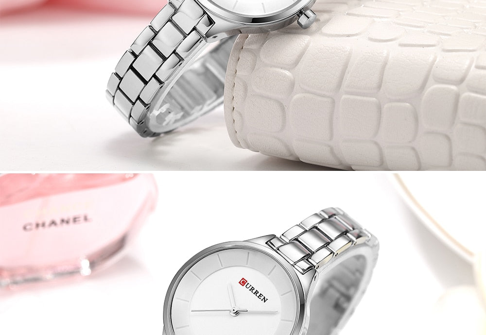 Top Brand Fashion Stainless Steel Band Quartz Wrist Watch Ladies Watches The Clothing Company Sydney