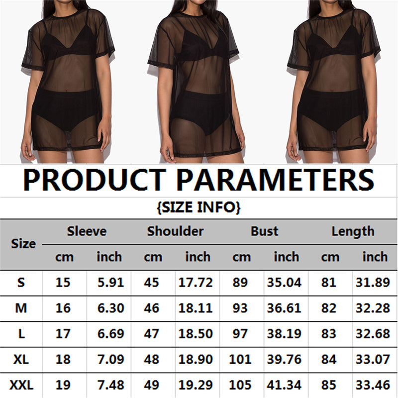 Summer Mesh Mini Dress Female Holiday O Collar Party Casual Dress Black Lace Dress The Clothing Company Sydney