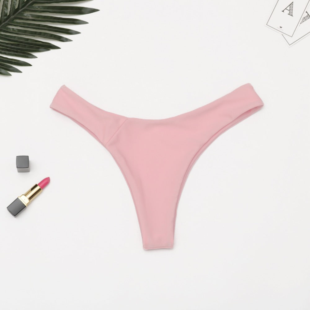 Brazilian Swimwear Women Briefs Thong Low Waist Swimsuit Bottom Solid Cheeky Bikini Bottom Swim Trunks The Clothing Company Sydney