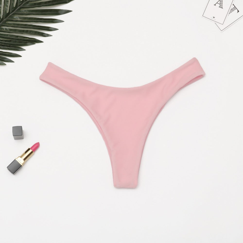 Brazilian Swimwear Women Briefs Thong Low Waist Swimsuit Bottom Solid Cheeky Bikini Bottom Swim Trunks The Clothing Company Sydney