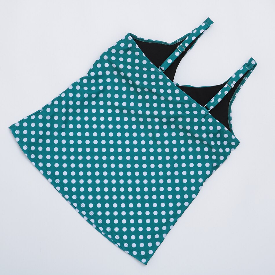 2 Piece Polka Dot Plus Size Swimwear Tankini High Waist Bathing Suits Swimsuit Vintage Retro Bikini Set Beachwear The Clothing Company Sydney