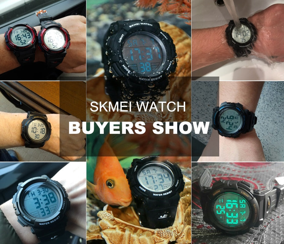 Men's Top Luxury Brand Sport Watch Electronic Digital 50M Waterproof Watches The Clothing Company Sydney