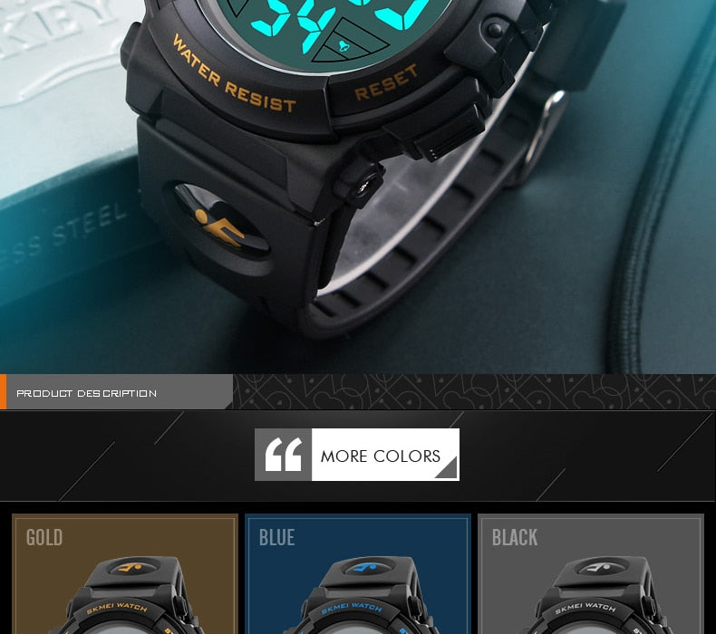 Men's Top Luxury Brand Sport Watch Electronic Digital 50M Waterproof Watches The Clothing Company Sydney