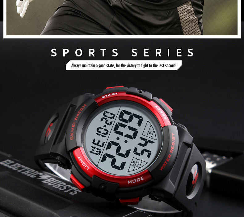 Men's Top Luxury Brand Sport Watch Electronic Digital 50M Waterproof Watches The Clothing Company Sydney