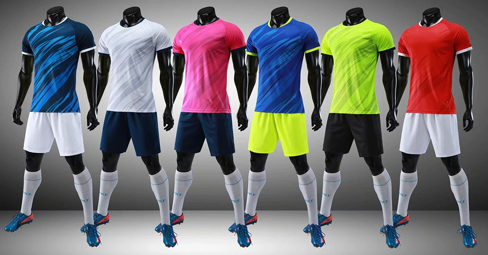 Custom Football Training Uniforms set Adult Soccer Jerseys suits Breathable shirts Short Slim Jerseys The Clothing Company Sydney