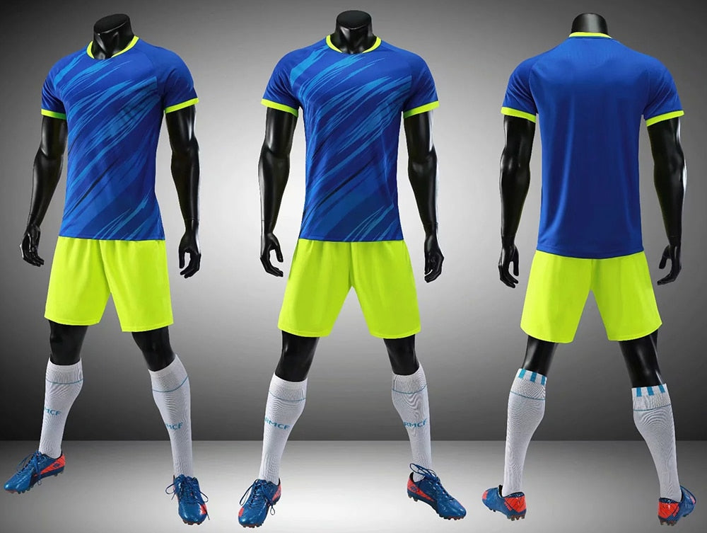 Custom Football Training Uniforms set Adult Soccer Jerseys suits Breathable shirts Short Slim Jerseys The Clothing Company Sydney