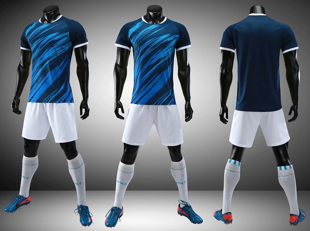 Custom Football Training Uniforms set Adult Soccer Jerseys suits Breathable shirts Short Slim Jerseys The Clothing Company Sydney