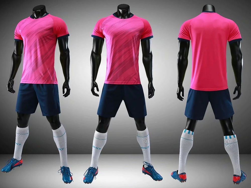 Custom Football Training Uniforms set Adult Soccer Jerseys suits Breathable shirts Short Slim Jerseys The Clothing Company Sydney