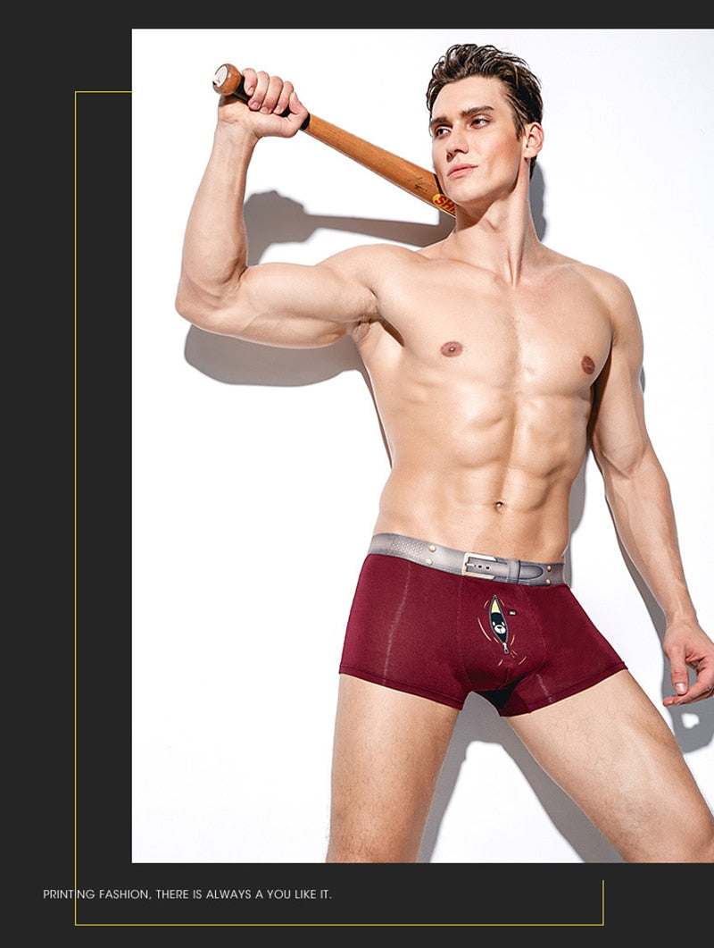 4 Pack Brand Boxer Mens Underwear U Convex Boxers Shorts Soft Male Panties Printed Breathable Underpants Trunks The Clothing Company Sydney