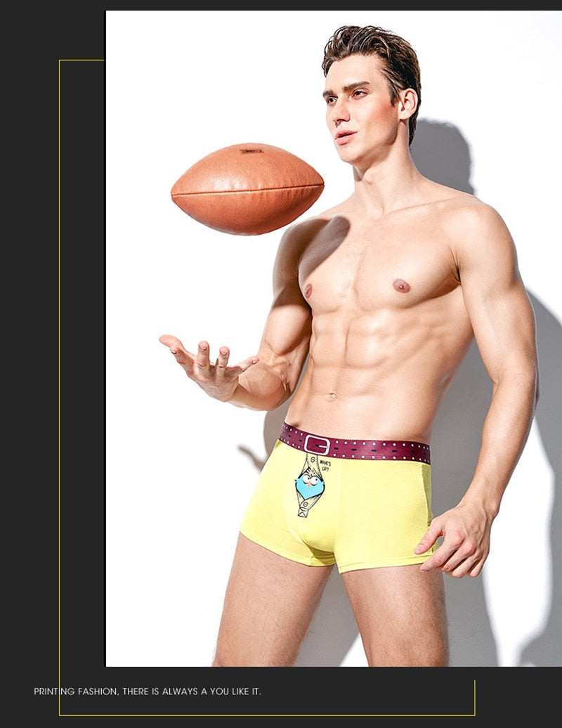 4 Pack Brand Boxer Mens Underwear U Convex Boxers Shorts Soft Male Panties Printed Breathable Underpants Trunks The Clothing Company Sydney