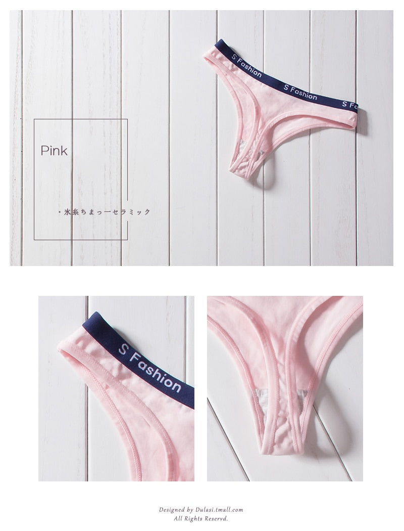 3 Pack G-String Cotton Mix Panties T Back Underwear Seamless Thong Bikini Low Rise Waist Transparent Briefs The Clothing Company Sydney