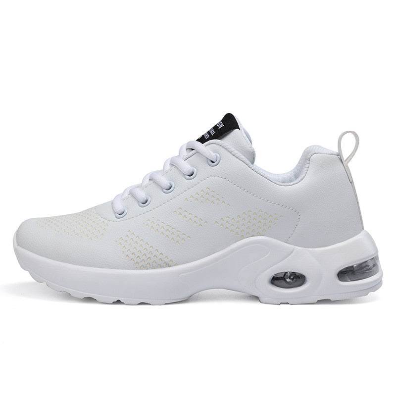 Breathable Mesh Comfort Jogging Air Cushion Lace Up Ladies Fashion Running Outdoor Sports Sneakers Shoes The Clothing Company Sydney