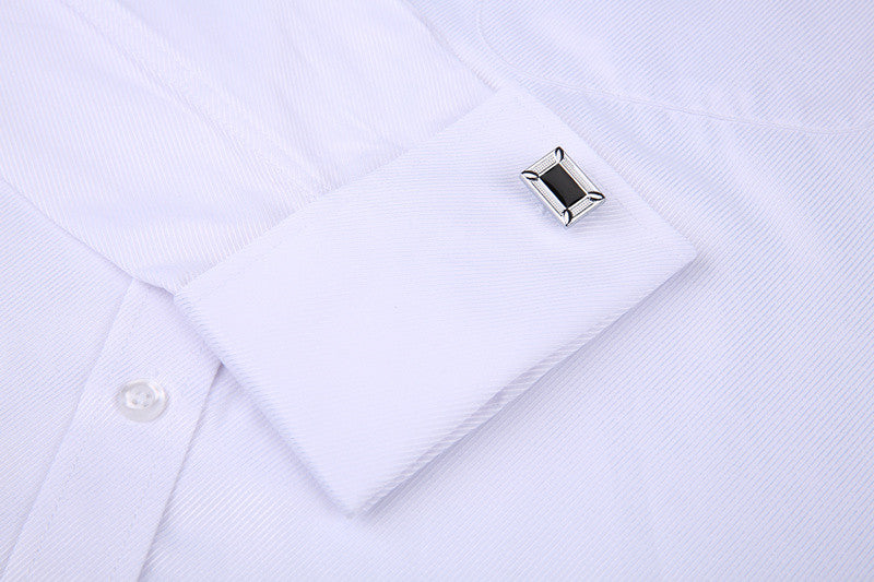French Cufflinks Long Sleeve Casual Slim Fit French Cuff Dress Shirts For Men The Clothing Company Sydney