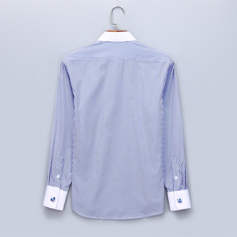 French Cufflinks Long Sleeve Casual Slim Fit French Cuff Dress Shirts For Men The Clothing Company Sydney