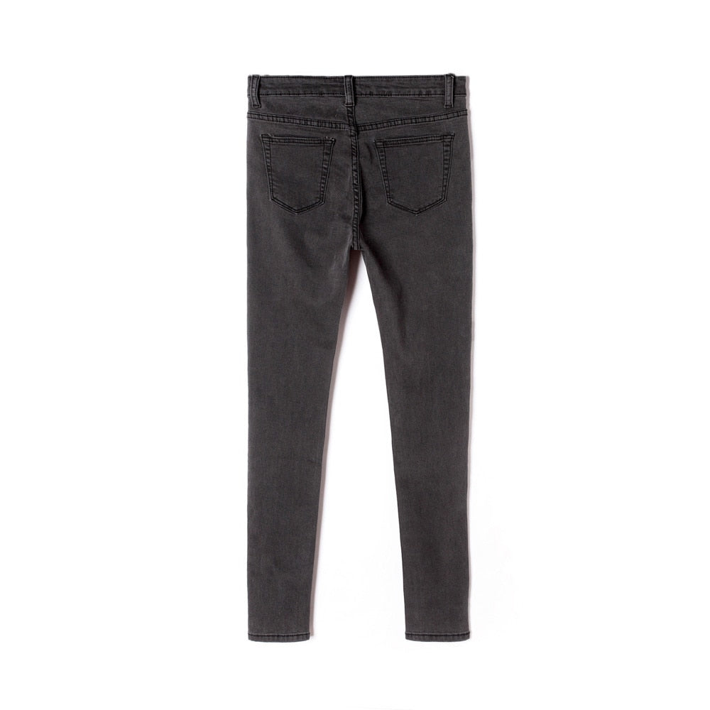 Vintage Fit High Waist  Elastic Denim Skinny Jeans Classic Pencil Pants The Clothing Company Sydney