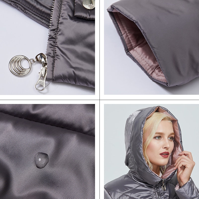 Waterproof fabric with cap design thick cotton Puffer warm parka Winter Jacket The Clothing Company Sydney