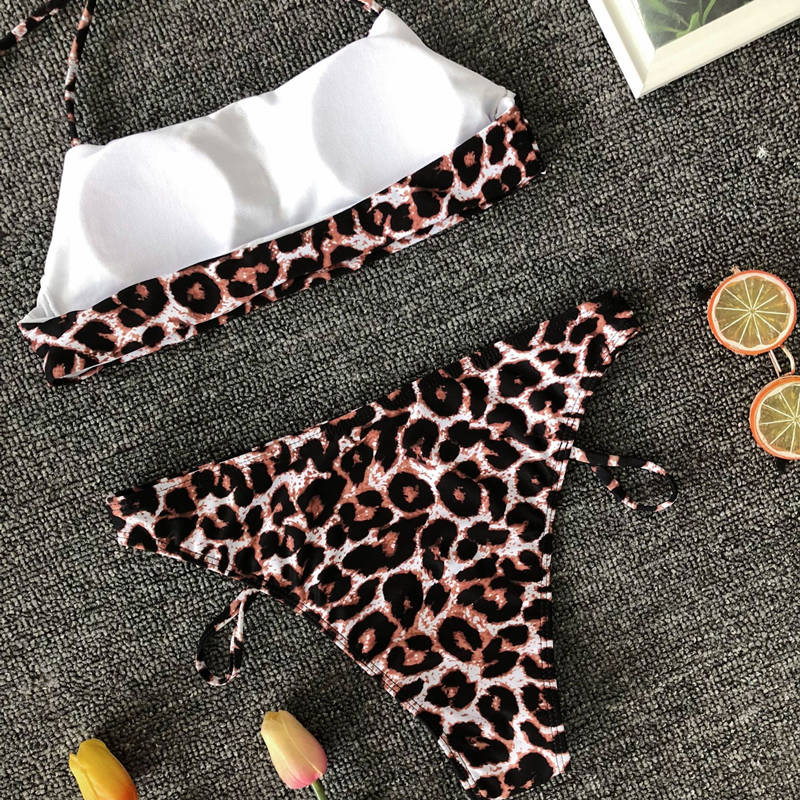 Bandeau High Waist Bikini Swimsuits Solid Swimwear White Brazilian Bathing Suit The Clothing Company Sydney