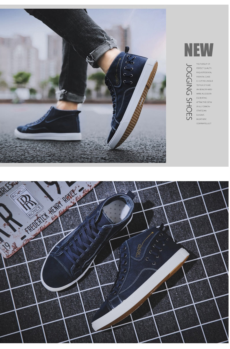 Autumn Sneakers Designer Cross Tied High Top Casual port Canvas Shoes Sneakers The Clothing Company Sydney