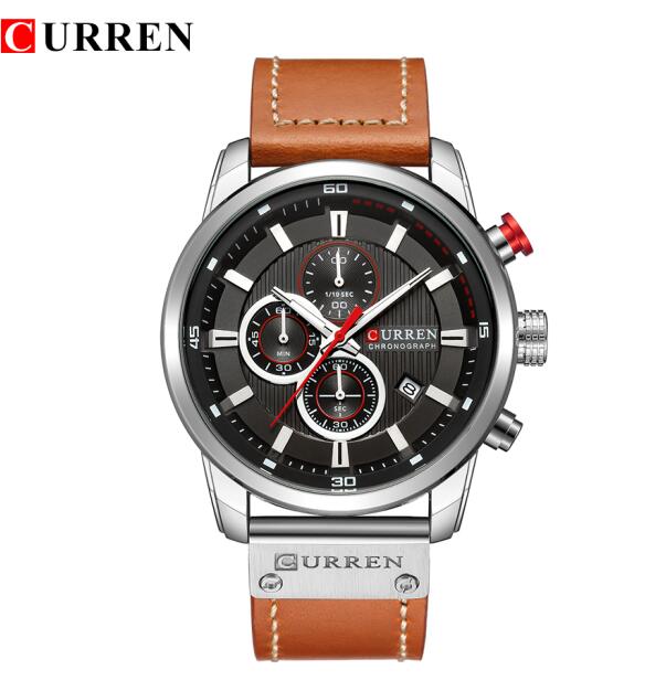 Luxury Analog Digital Leather Sports Men's Army Military Quartz Watch The Clothing Company Sydney