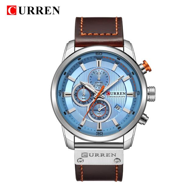 Luxury Analog Digital Leather Sports Men's Army Military Quartz Watch The Clothing Company Sydney