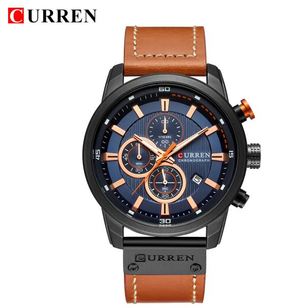 Luxury Analog Digital Leather Sports Men's Army Military Quartz Watch The Clothing Company Sydney