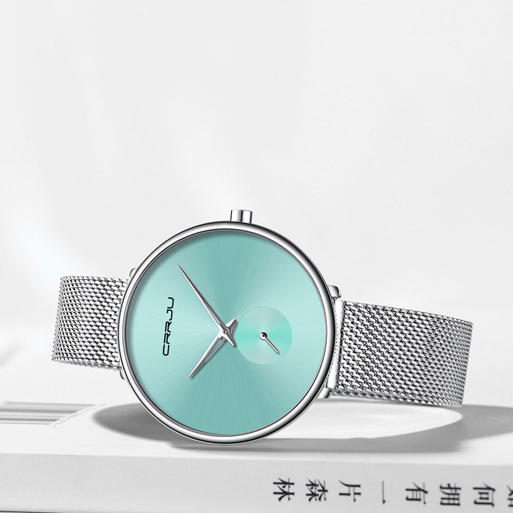 Luxury Casual Simple Ladies Daily Dress Mesh Minimalist Waterproof Quartz Wristwatch The Clothing Company Sydney